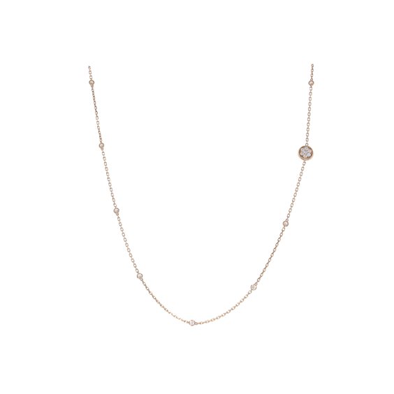 Collar Crivelli Mujer TIFFANY in Oro rosa Diamante 1.16 Ct 212-L1468 OR - 212-L1468 OR
